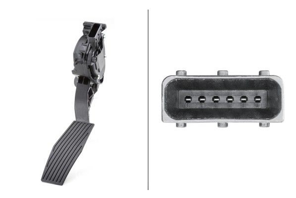HELLA Sensor, speederposition 6PV 009 765-701 HELLA 6PV 009 765-701 Sensor, gaspedalindstilling BMW X1 billig