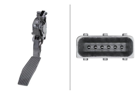 HELLA Accelerator pedal position sensor 6PV 009 765-711 HELLA 6PV 009 765-711 CITROЁN C2 accelerator pedal position sensor replacement