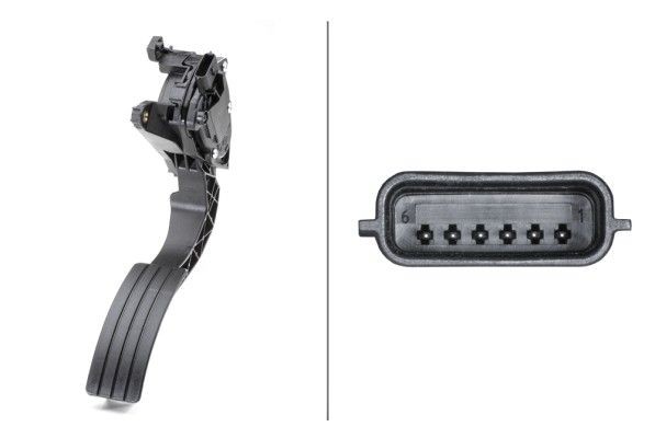 HELLA Snímač, poloha pedálu 6PV 009 978-731 HELLA 6PV 009 978-731 Snímač polohy plynového pedálu Renault Laguna 2 za nízku cenu