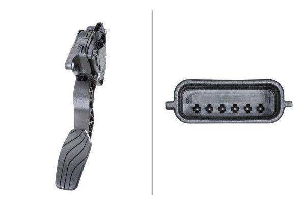 HELLA Αισθητήρας, θέση του πεντάλ γκαζιού 6PV 009 978-791 6PV 009 978-791 Αισθητήρας, θέση πεντάλ NISSAN PULSAR HELLA