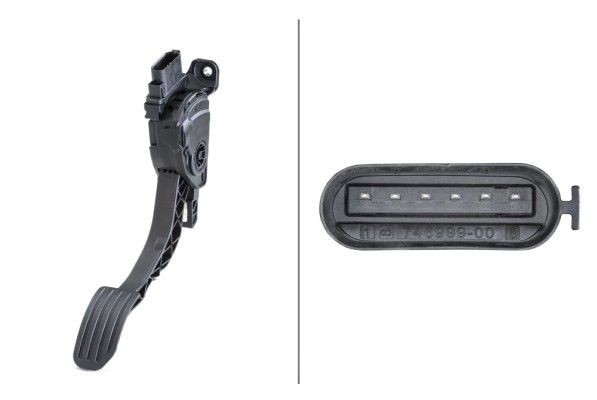 HELLA Gaspedallägesgivare 6PV 010 834-811 6PV 010 834-811 HELLA gaspedallägesgivare Fiat QUBO