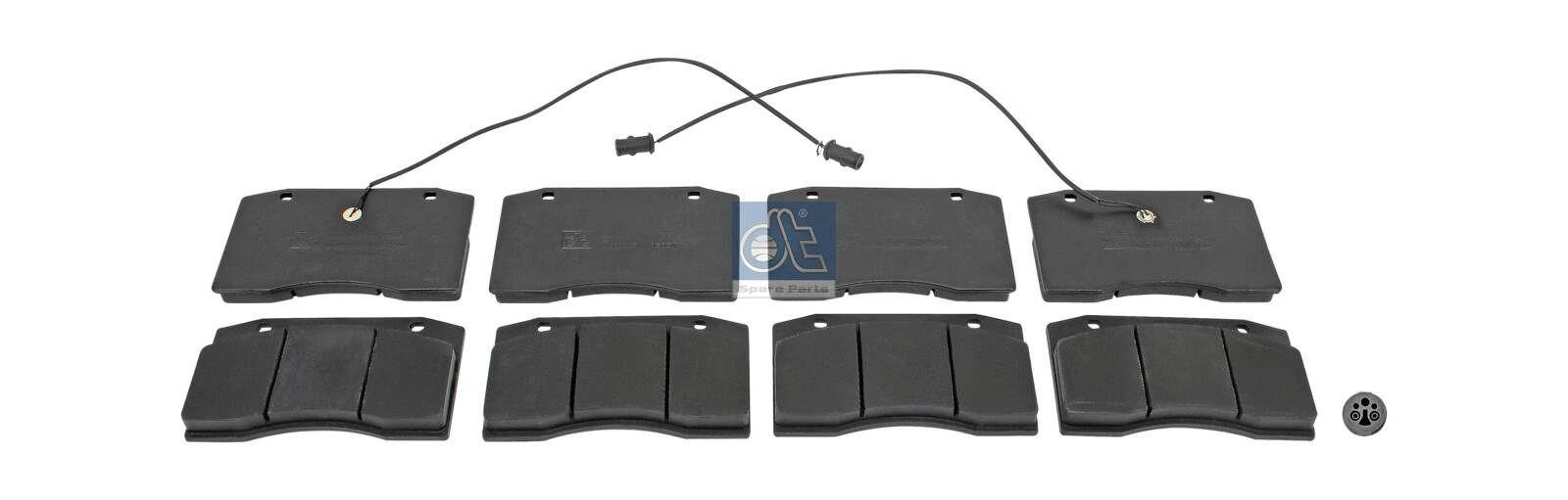 DT Spare Parts Bromsbelägg 7.92640 7.92640 DT Spare Parts bromsklossar Mitsubishi PAJERO SPORT