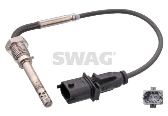 SWAG Sensor, exhaust gas temperature 70 10 0820 Alfa Romeo 155 SWAG temperature sensor 70100820
