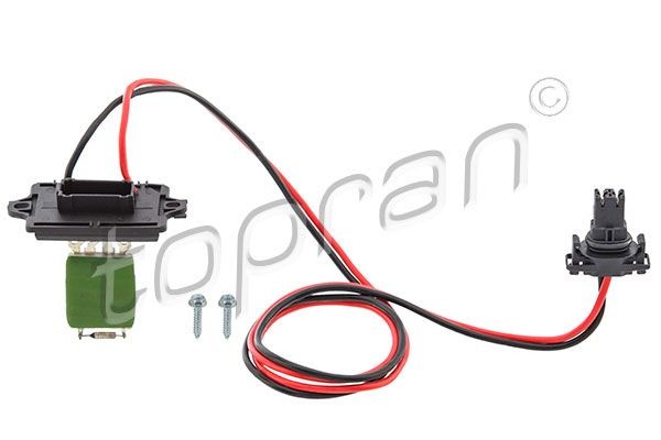 TOPRAN Motstand, kupévifte 701 809 Varmeapparat motstand TOPRAN Renault MASTER 701 809