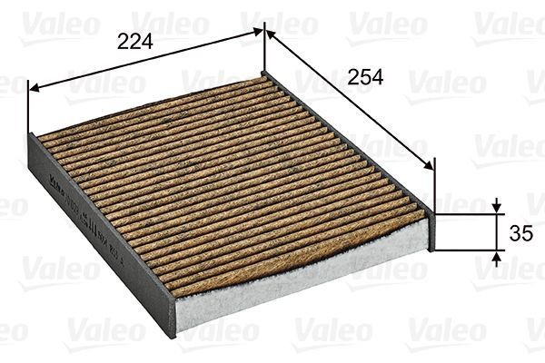 VALEO Filter, salongiõhk 701029 Salongi õhufilter VALEO Skoda KODIAQ 701029