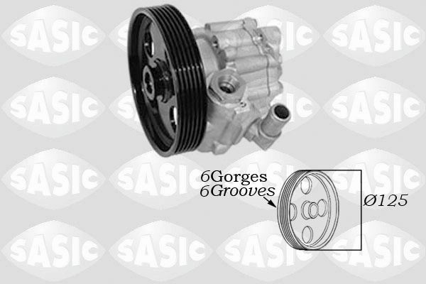 SASIC Power steering pump 7070038 SASIC 7070038 Citroën C5 1 Estate ehps pump replacement