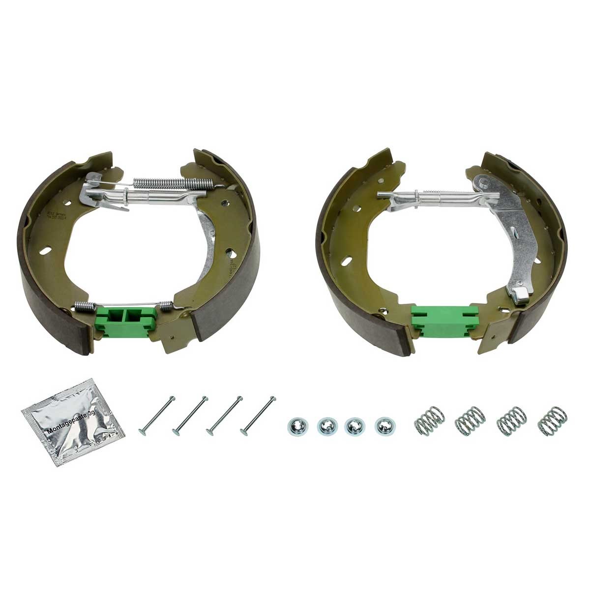 MEYLE Bremsesett, trommebremse 714 533 0022/K MEYLE 714 533 0022/K Bremsesett, trommebremse FORD Transit Mk6 Minibuss (V347, V348) 2.2 TDCi 100 hk 2013