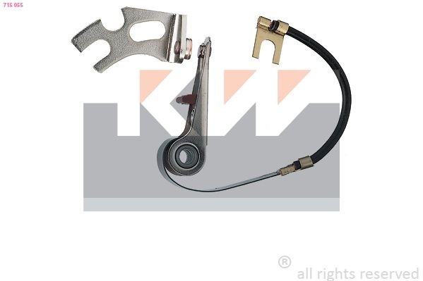 KW Jeu de contacts, distributeur d'allumage 715 055 Allumeur KW VOLVO 715 055