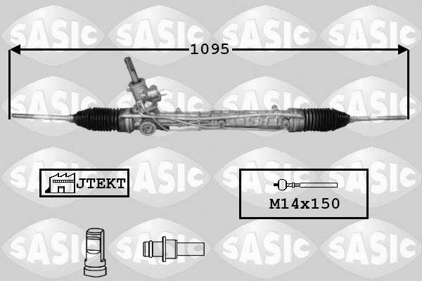 SASIC Hammastanko 7170053 7170053 SASIC Ohjausvaihde PEUGEOT 505