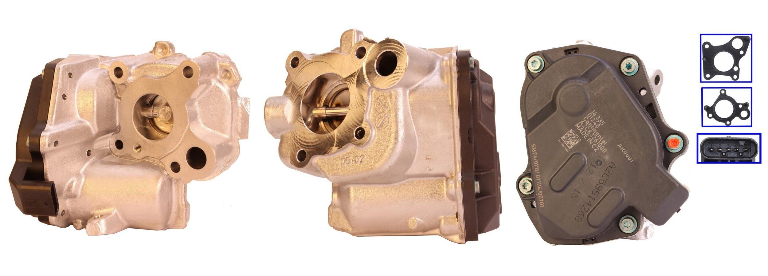 DRI Venttiili, pakokaasun kierrätys 717730139 DRI 717730139 Mercedes Sprinter 907 pakokaasun kierrätysventtiili