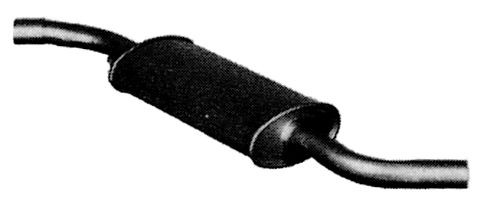 IMASAF Middle silencer 72.80.06 VW IMASAF resonator 72.80.06