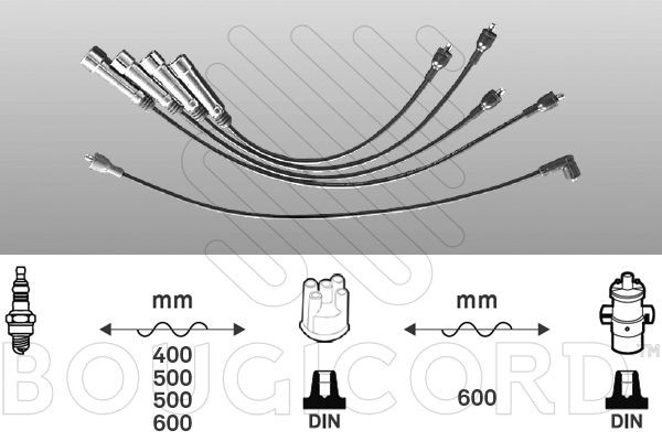 EFI AUTOMOTIVE Kit cavi candele 7244 7244 Cavi candele Volkswagen BORA EFI AUTOMOTIVE costo