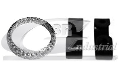 3RG Montāžas komplekts, Izplūdes caurule 72700 Montāžas komplekts izplūdes gāzu sistēma 3RG Skoda SUPERB 72700