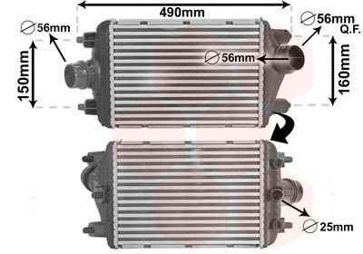 Intercooler VAN WEZEL 74004080 VAN WEZEL 74004080 Porsche 911 2021 Intercooler price