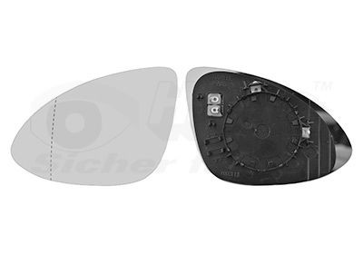 Miroir de rétroviseur VAN WEZEL 7405837 VAN WEZEL 7405837: Glace rétroviseur Porsche 911 2011