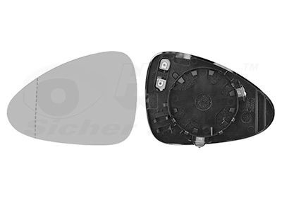 Κρύσταλλο καθρέφτη, εξωτ. καθρέφτης VAN WEZEL 7406837 VAN WEZEL 7406837 Τζάμι καθρέπτη PORSCHE BOXSTER 2007