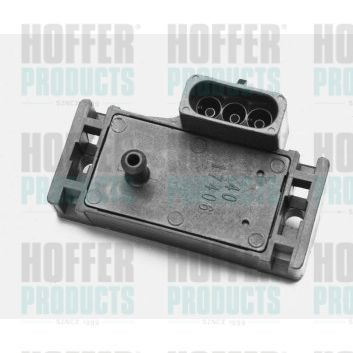 HOFFER Devējs, Pūtes spiediens 7472052 HOFFER 7472052 Devējs pūtes spiediens Kia Rio 2 cena
