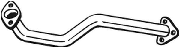 BOSAL Udstødningsrør 750-175 BOSAL 750-175 Rør til udstødning Mercedes-Benz 190 originale