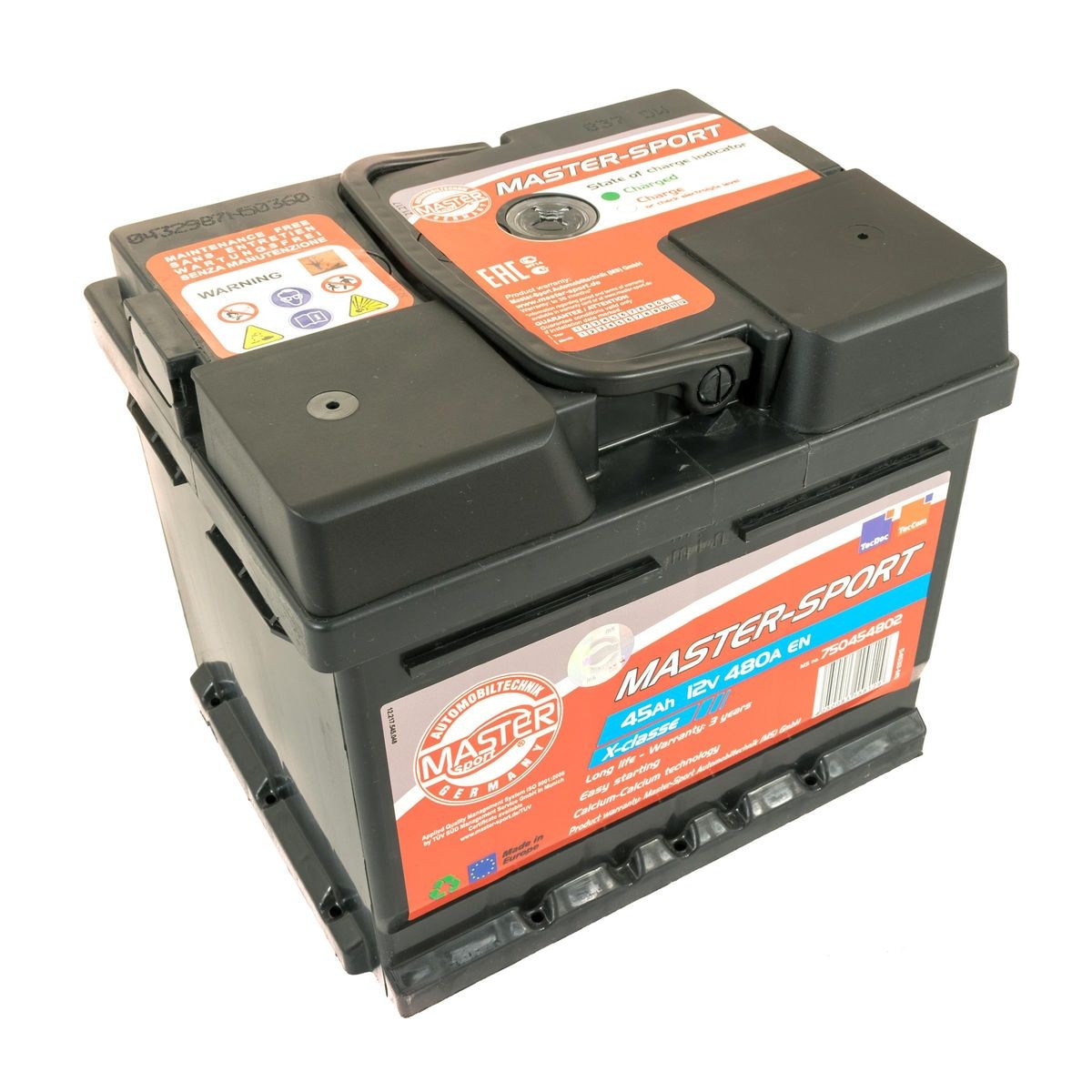 MASTER-SPORT Batterie 750454802 Subaru TRIBECA Batterie de réserve MASTER-SPORT 750454802