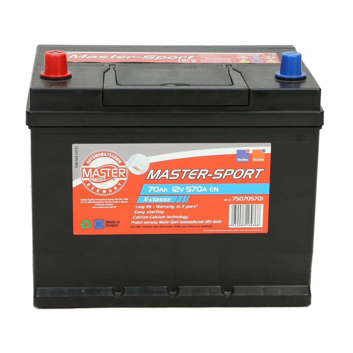 MASTER-SPORT Batteri 750705701 Bilbatteri Lexus GSE2_ 750705701 MASTER-SPORT