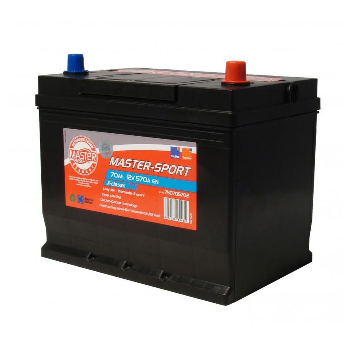 MASTER-SPORT Starterbatteri 750705702 Start stop batteri MASTER-SPORT TRIBECA 750705702 billig