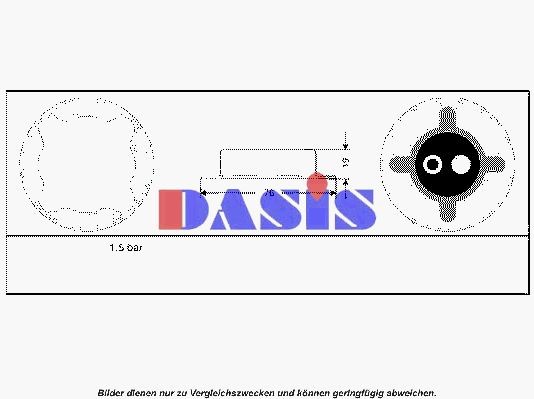 AKS DASIS Radiateurdop 751661N AKS DASIS 751661N originele Radiateurdop CHEVROLET TRAILBLAZER prijs