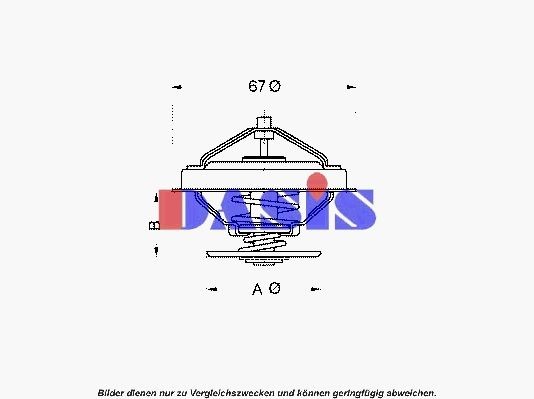 AKS DASIS Termostat, kylvätska 751890N 751890N AKS DASIS termostathus MERCEDES-BENZ T2