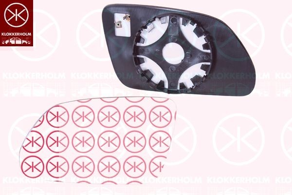 KLOKKERHOLM Peililasi, ulkopeili 75211064 75211064 KLOKKERHOLM Peililasi SKODA FABIA