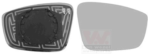 Sklo vonkajżieho zrkadla VAN WEZEL 7617838 VAN WEZEL 7617838: Sklo spätného zrkadla Seat TOLEDO 2016