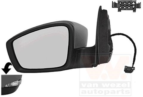 VAN WEZEL Buitenspiegel 7618817 VAN WEZEL 7618817 Buitenspiegel SEAT Tarraco (KN2_) 2.0 TDI 4Drive 200 Pk 2025