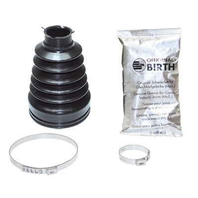 BIRTH Putekļusargs, Piedziņas vārpsta 7629/KM 7629/KM Pusass putekļu gumijas Volkswagen POLO BIRTH