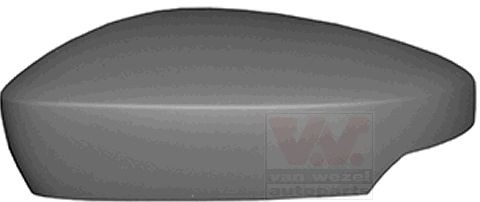 Kåpa, yttre backspegel VAN WEZEL 7629843 VAN WEZEL 7629843 Backspegel kåpa SKODA RAPID 2016