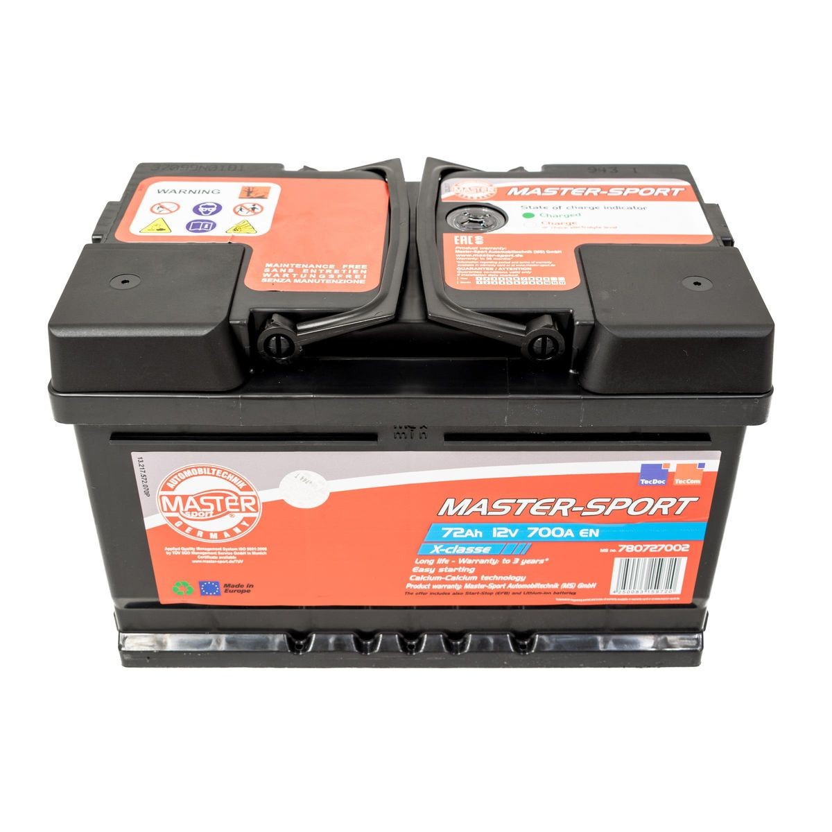 MASTER-SPORT Batteri 780727002 780727002 MASTER-SPORT bilbatterier BMW i3