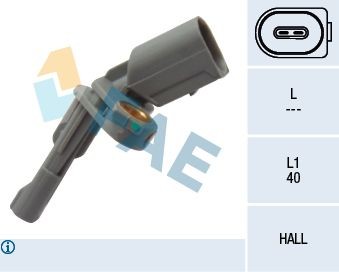 FAE Capteur ABS 78126 Sonde ABS FAE ARONA 78126 pas cher