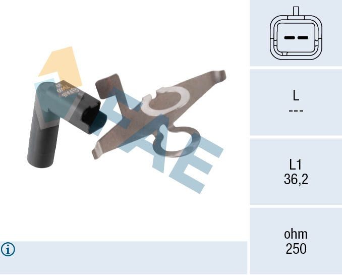 FAE Snímač impulzov kľukového hriadeľa 79400 79400 FAE Snímač impulzov kľukového hriadeľa Opel lacné
