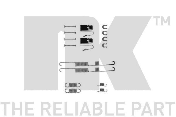 NK Kit accessori, Ganasce freno 7945582 7945582 costo Kit di accessori per ganasce freno TOYOTA YARIS NK