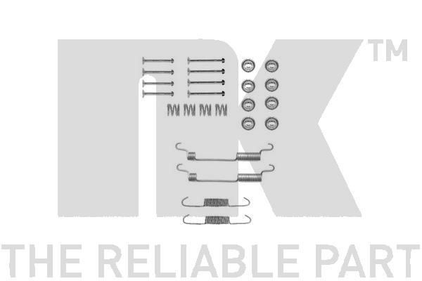 NK Kit d'accessoires, mâchoires de frein de stationnement 7999513 Kit d'accessoires mâchoires de frein NK B-MAX 7999513 pas cher