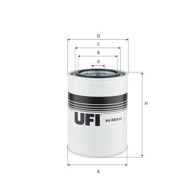 UFI Filtro idraulico per cambio automatico 80.003.00 80.003.00 Filtro cambio automatico SKODA UFI costo