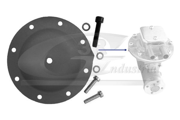 3RG Membran, vakumpump 80002 3RG 80002 Vakuumpump, bromsservo HYUNDAI i10 original
