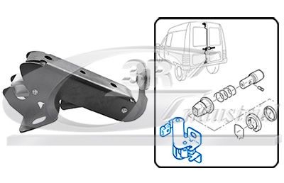 3RG Durvju slēdzene 80288 Durvju slēdzenes 3RG TOYOTA 80288