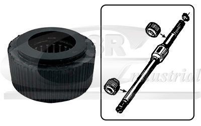 3RG Bøsning, styreaksel 80606 80606 Reparationssæt, styretøj 3RG RENAULT TRAFIC