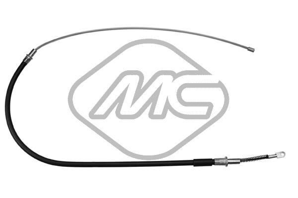 Metalcaucho Żażné lanko parkovacej brzdy 80649 Lanko ručnej brzdy Metalcaucho BMW Rad 5 80649
