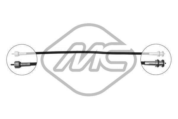 Metalcaucho Hastighetsmätarwire 80786 Metalcaucho 80786 Hastighetsmätarwire BX Hatchback original