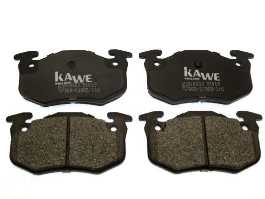 KAWE Bromsbelägg 810002 810002 KAWE bromsbelägg sport