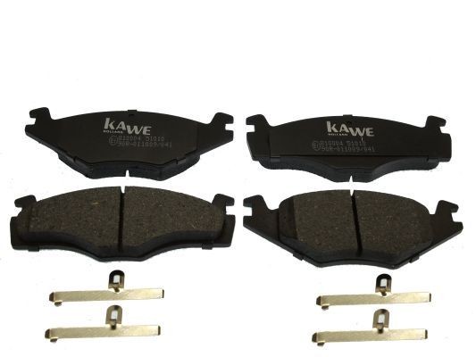 KAWE Brake pad set 810004 810004 KAWE brake pads for VW PASSAT