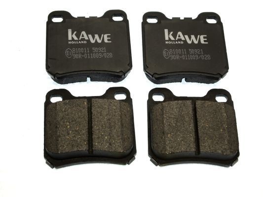 KAWE Pastilhas de travão 810011 Pastilhas de travão desportivas KAWE MERIVA 810011 baratos