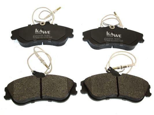 KAWE Bromsbelägg 810034 810034 KAWE bromsbelägg sport PEUGEOT 307