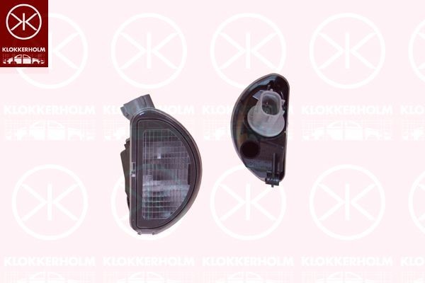 KLOKKERHOLM Kentekenlamp 81010850 81010850 Kentekenverlichting KLOKKERHOLM MERCEDES-BENZ GL