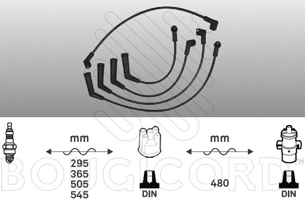 EFI AUTOMOTIVE Tennplugg kabelsett 8107 Pluggledninger EFI AUTOMOTIVE Hyundai ELANTRA 8107