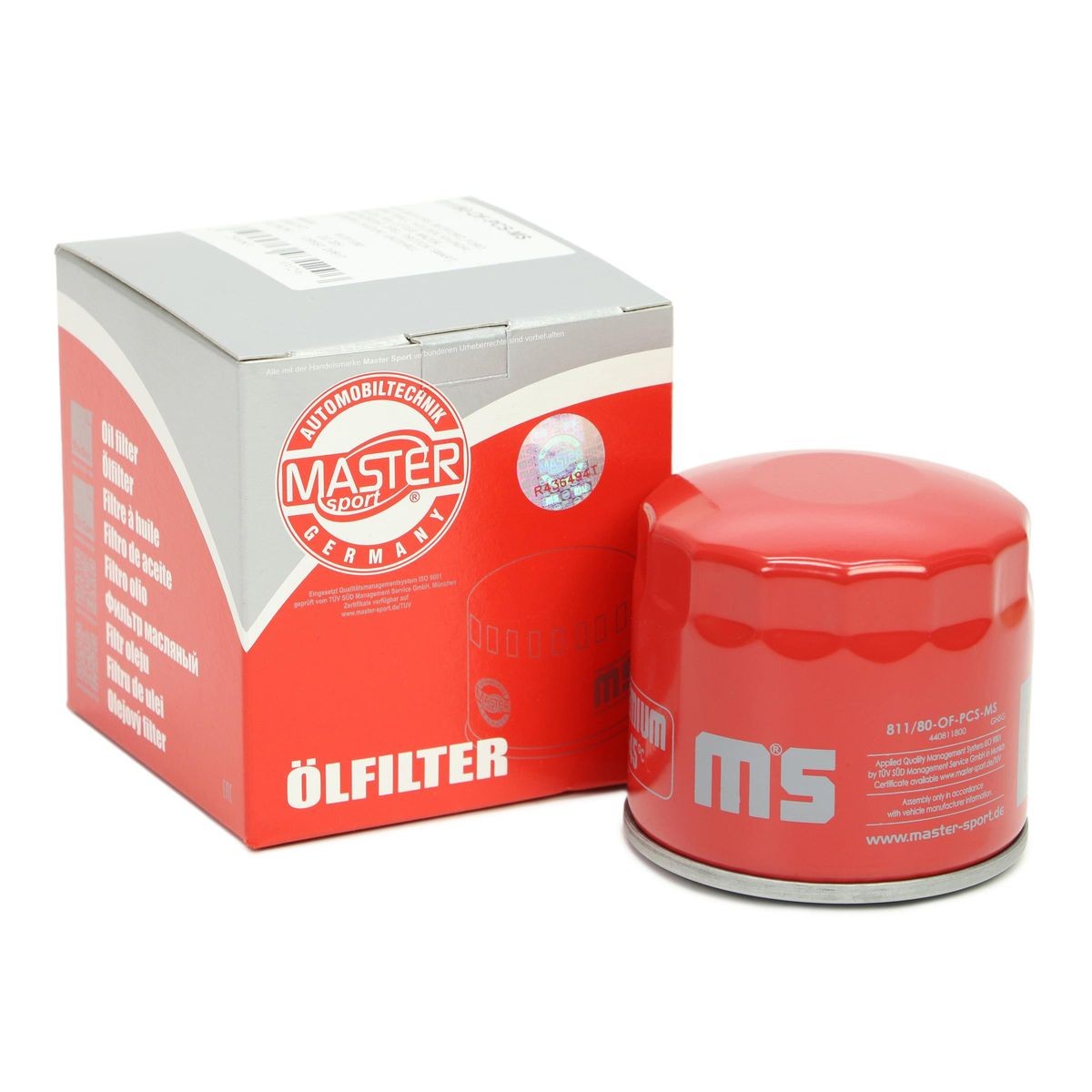 MASTER-SPORT Oliefilter 811/80-OF-PCS-MS MASTER-SPORT 811/80-OF-PCS-MS Kia Soul AM Oliefilter pris